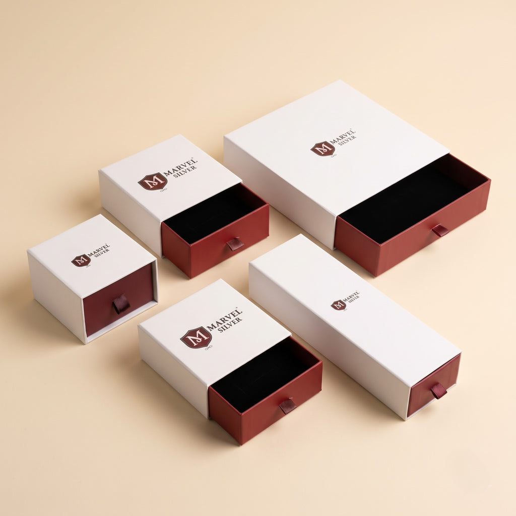 Eco-Friendly Kraft Paper Jewelry Box