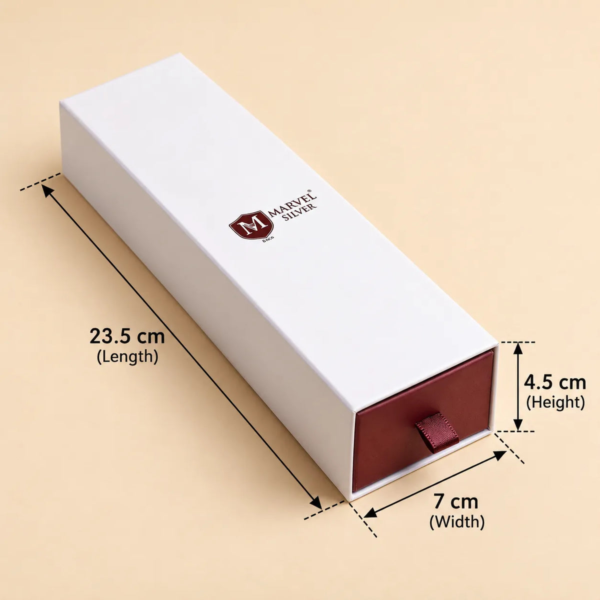 Eco-Friendly Kraft Paper Jewelry Box