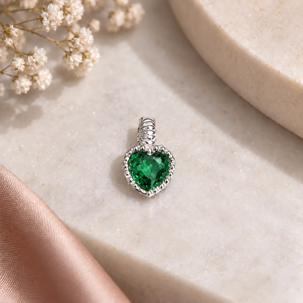 Silver Heart Chain Pendant