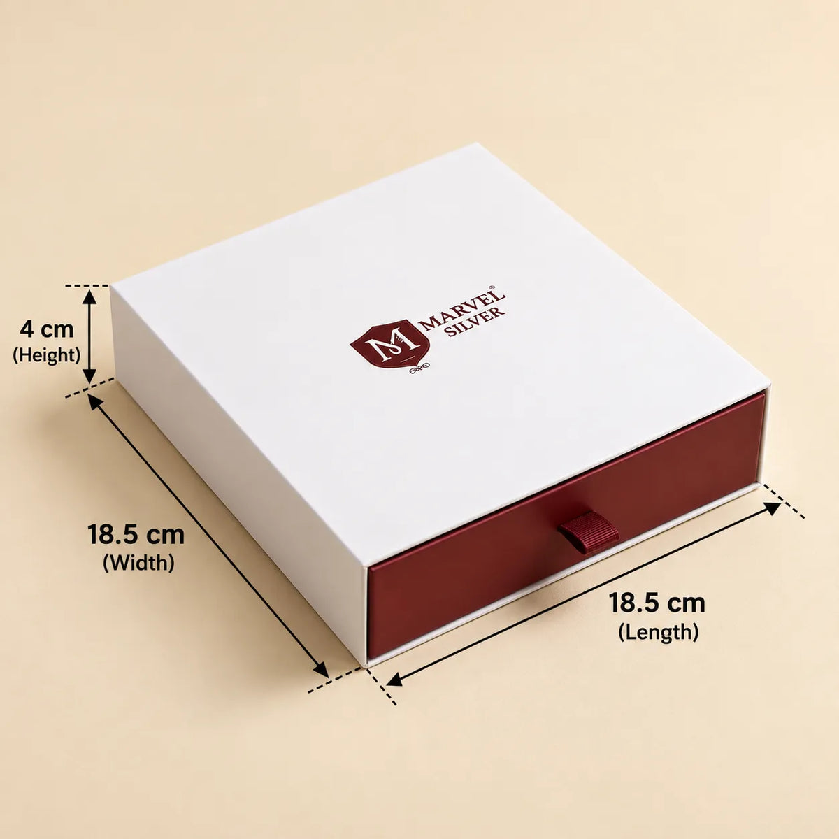 Eco-Friendly Kraft Paper Jewelry Box