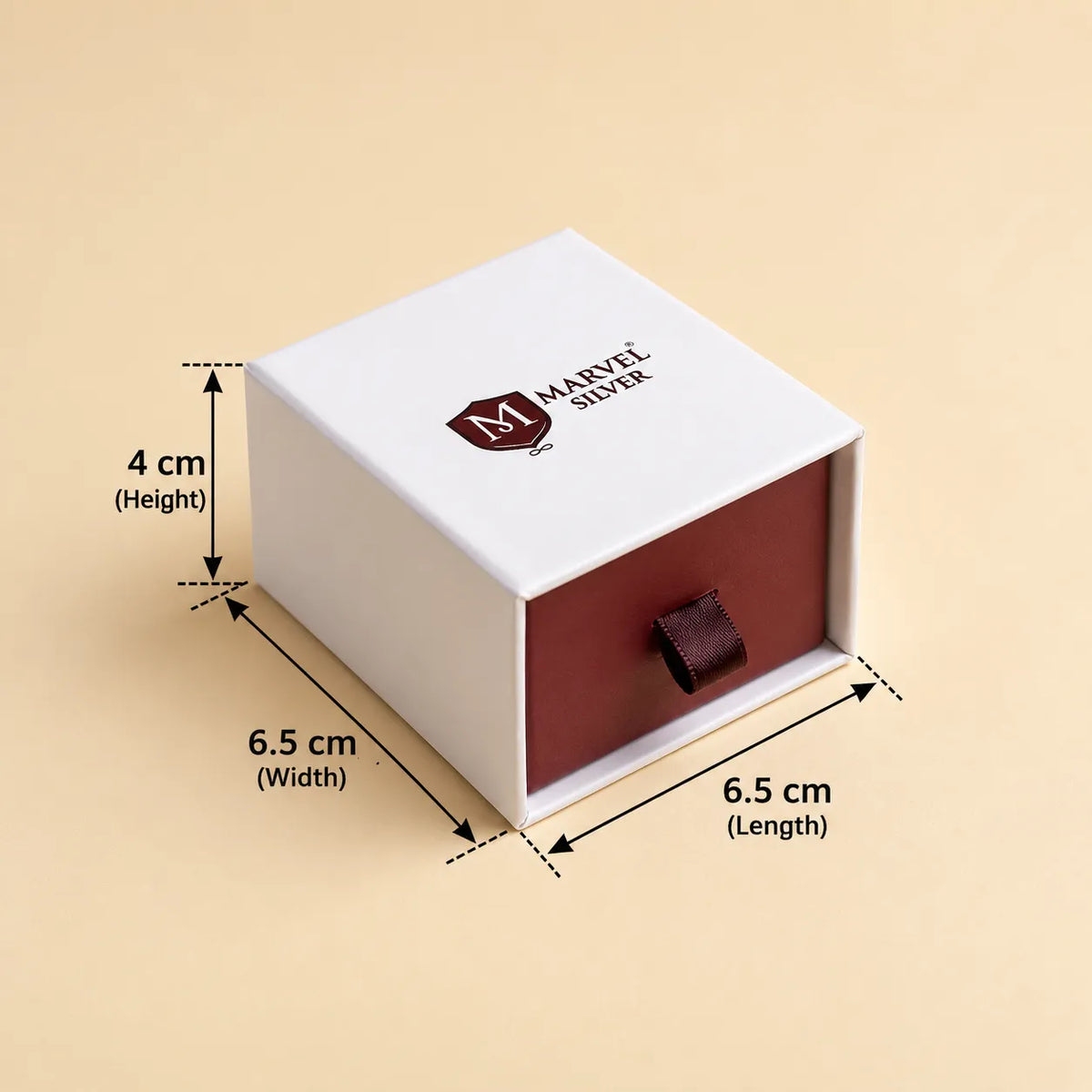 Eco-Friendly Kraft Paper Jewelry Box