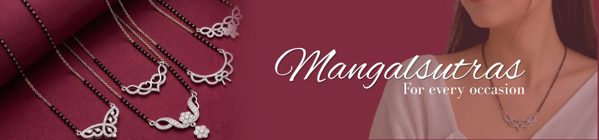 latest Silver Mangalsutra Collection Marvel Silver