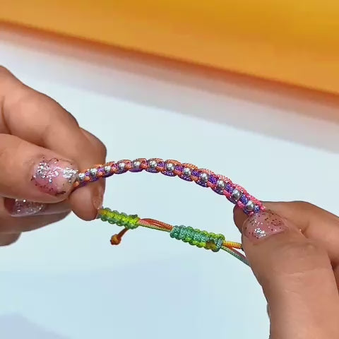 Adjustable Multicolor Thread Bracelet