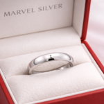 Classic Plain Silver Band Ring – 925 Sterling Silver