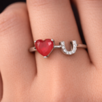 Heart & U Silver Ring – 925 Sterling Silver