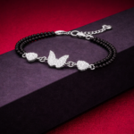 Butterfly Heart Bead Bracelet