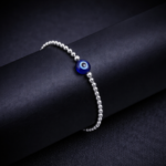 Single Evil Eye Bead Bracelet