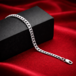 Evil Eye Bead Bracelet (blue charm)