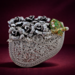 Midnight Rose Sculpt Clutch