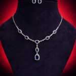 Crystal Fringe Choker Set