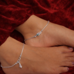 Oval Multicolor Stone Bridal Statement Payal