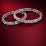 Eternal Halo Round-Cut Bangles
