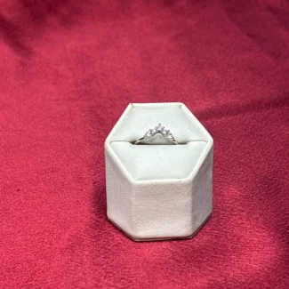 Crown Peak Diamond Ring