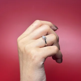 Petite Heart Promise Ring