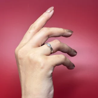 Halo Bezel Petite Ring