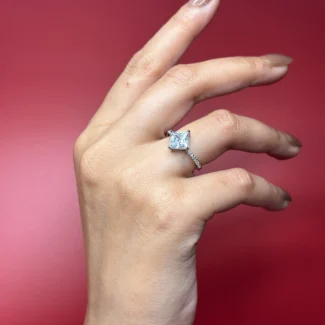 Princess Cut Classic Solitaire Ring