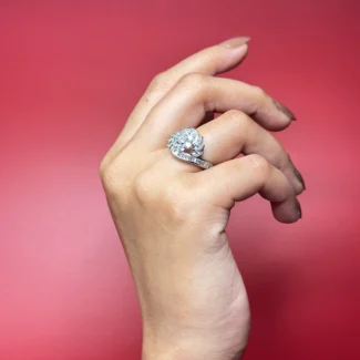 Regal Cluster Crown Ring