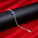 925 Silver Evil Eye Chain Bracelet