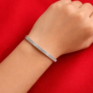 Sleek Bar 925 Silver Bracelet