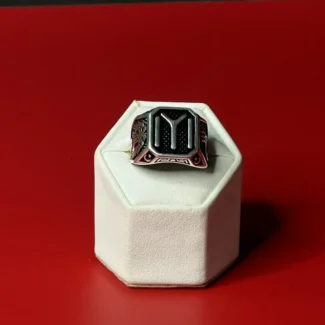 Imperial Black Emblem Signet Ring