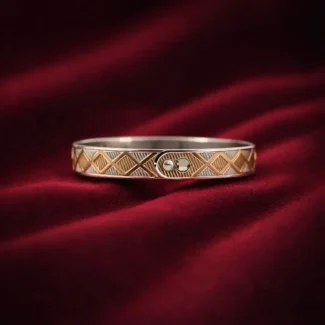 Royal Geometric Dual-Tone Kada