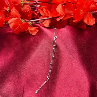 Minimal Curve Silver Bracelet