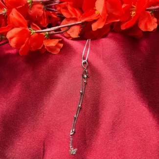Infinity Loop Silver Bracelet