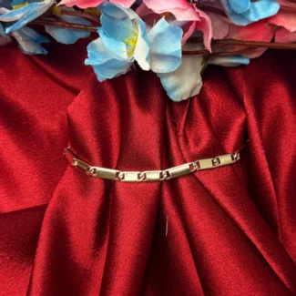 Classic Smooth Link Silver Bracelet for Men