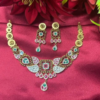 Royal Heritage Kundan Style Necklace Set