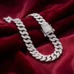 Hardik Pandya Style Silver Cuban Chain for Men